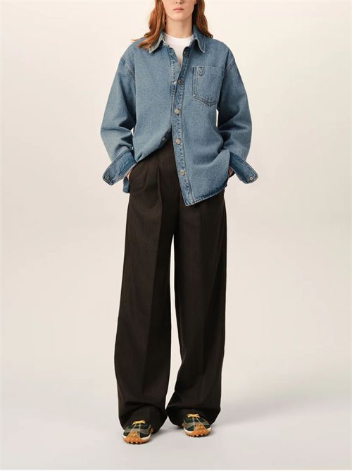 Camicia in denim AMI PARIS | UJK918DE0046480